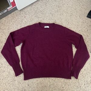 Sonoma Women's Crewneck Sweater in Plum Purple